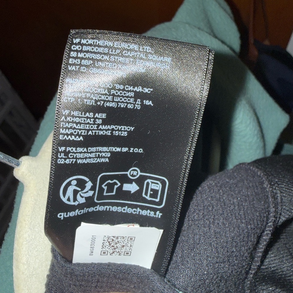 The North Face Two Tone Green Black Fleece Jacket Men’s XL - Picture 11 of 11
